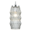 silver ceiling light fixtures ELK Lighting Mini Pendant Polished Chrome Modern / Contemporary