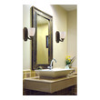 chrome bathroom spotlights ELK Lighting Vanity Light Aged Bronze Transitional