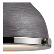 dome shaped light fixture ELK Lighting Mini Pendant Polished Nickel, Weathered Zinc Transitional