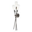 long arm wall sconce plug in ELK Lighting Sconce Bronze Rust Transitional