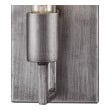 brushed nickel wall lamp ELK Lighting Sconce Weathered Zinc Modern / Contemporary