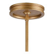 gold light chandelier ELK Lighting Chandelier Matte Gold Modern / Contemporary
