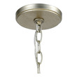 fitting a ceiling pendant ELK Lighting Pendant Aged Silver Modern / Contemporary