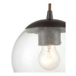 globe glass ceiling light ELK Lighting Mini Pendant Oil Rubbed Bronze Modern / Contemporary