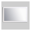 single vanity bathroom mirror ideas Eviva Glossy White