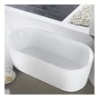 solid surface freestanding tub Eviva White