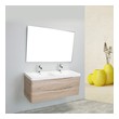 60 vanity with top Eviva bathroom Vanities White Oak  Modern/Transitional 