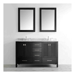 vanity unit with bowl sink Eviva bathroom Vanities Espresso  Transitional/Modern 
