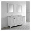unique bathroom cabinets Eviva bathroom Vanities White Transitional/Modern 