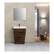 vanity unit basin only Eviva bathroom Vanities Rosewood Modern
