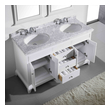 small vanity unit with basin Eviva bathroom Vanities White Traditional/ Transitional