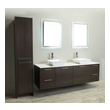 dark grey vanity bathroom Eviva bathroom Vanities Grey Oak NA