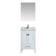 bathroom vanity and storage cabinet set Eviva White