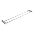 wall mounted heated towel rails for bathrooms Fresca Towel Bars Brushed Nickel