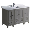 bathroom vanity with drawers only Fresca Gray