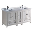 40 inch bathroom vanity top with sink Fresca Antique White Traditional