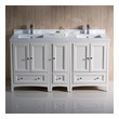 small bathroom basin cabinets Fresca Antique White Traditional