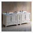 70 double sink vanity Fresca Bathroom Vanities Antique White Traditional