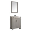 72 vanity double sink Fresca Gray