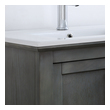 corner vanity basin Fresca Gray Wood Veneer