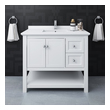40 vanity with sink Fresca White