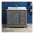 bathroom cabinet around sink Fresca Gray (Textured)