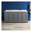 dark grey bathroom cabinets Fresca Gray (Textured)