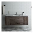 modern bathroom vanity set Fresca Acacia Wood