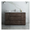 custom bathroom countertops Fresca Bathroom Vanities Acacia Wood