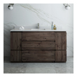 two sink vanity bathroom Fresca Bathroom Vanities Acacia Wood