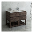 40 inch bathroom cabinet Fresca Acacia Wood