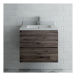 30 in bathroom vanity with drawers Fresca Acacia Wood