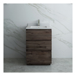 30 in bathroom vanity with drawers Fresca Acacia Wood