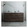 72 inch floating bathroom vanity Fresca Bathroom Vanities Acacia Wood