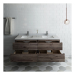 best 60 inch bathroom vanity Fresca Acacia Wood