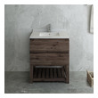 small sink cupboard Fresca Acacia Wood