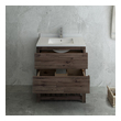 small sink cupboard Fresca Acacia Wood