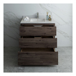 cupboard over toilet Fresca Acacia Wood