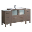 home hardware vanity tops Fresca Bathroom Vanities Gray Oak Modern