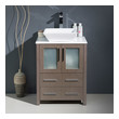 vanity cabinets with tops Fresca Bathroom Vanities Gray Oak Modern