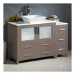 vanity sink and toilet set Fresca Gray Oak Modern