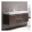 30 inch bathroom cabinet Fresca Gray Oak Modern