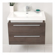 small bathroom sink cabinet ideas Fresca Gray Oak Modern