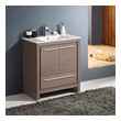 wooden bathroom cabinet Fresca Gray Oak Modern