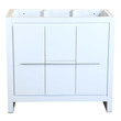 small corner sink with cabinet Fresca White Modern