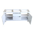 floating vanity cabinet only Fresca White Modern