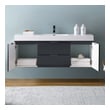 double sink cabinet size Fresca Dark Slate Gray