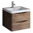 rustic single sink bathroom vanity Fresca Rosewood