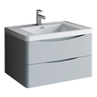 washroom vanity design Fresca Glossy Gray