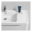 40 inch double sink vanity Fresca Glossy White